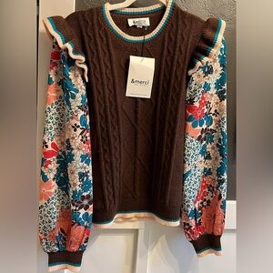Boutique top sz large, nwt.